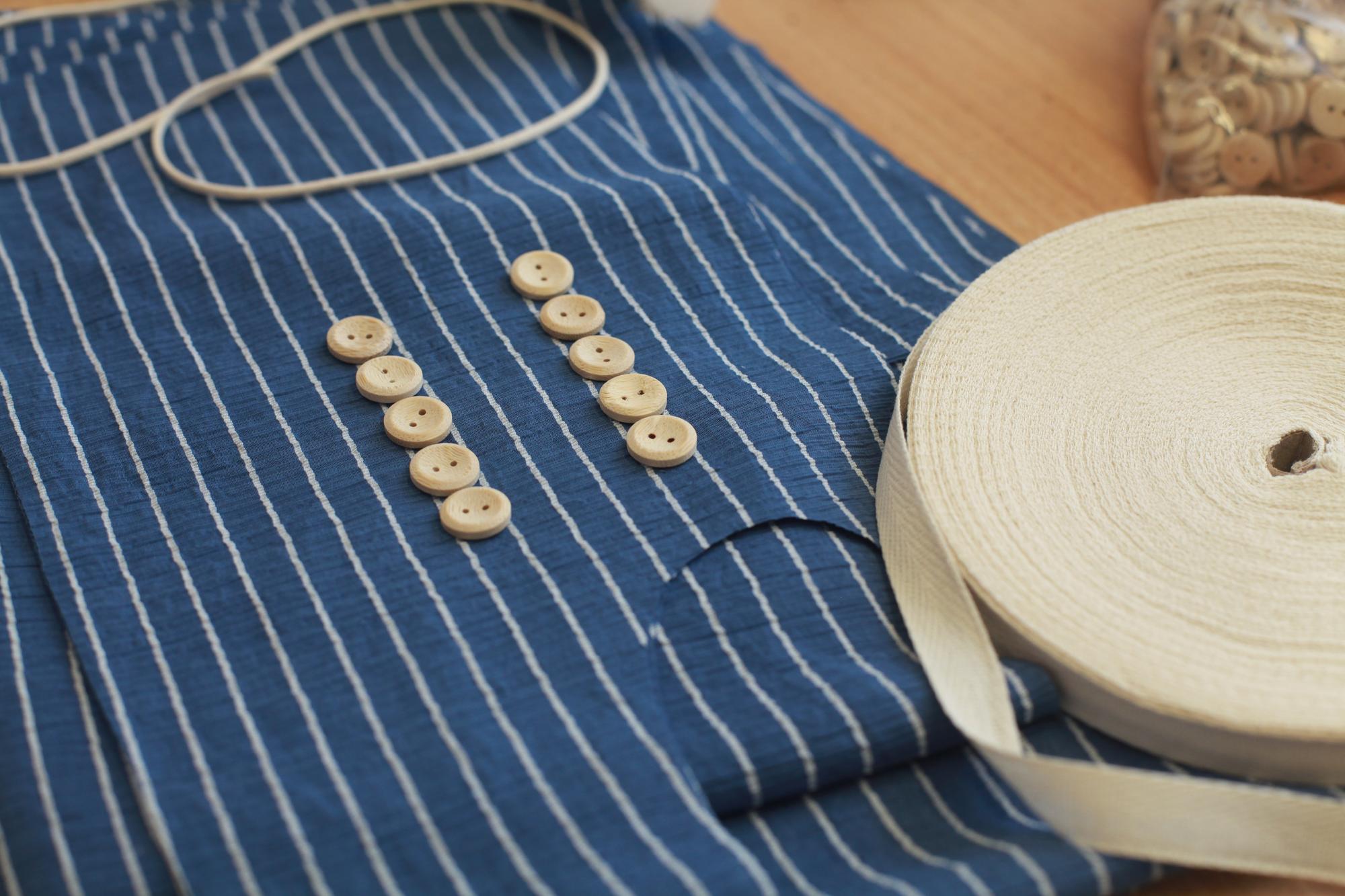monogram detail on cotton shirt